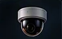 A 4K security camera installed above a business entrance